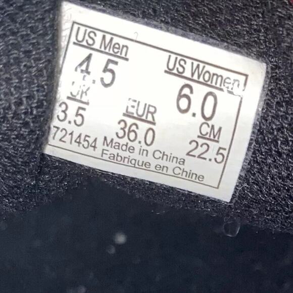 Vans Unisex Of The Wall 721454 Red Black Sneaker Shoes US Size M 4.5 / W 6 - Picture 9 of 10